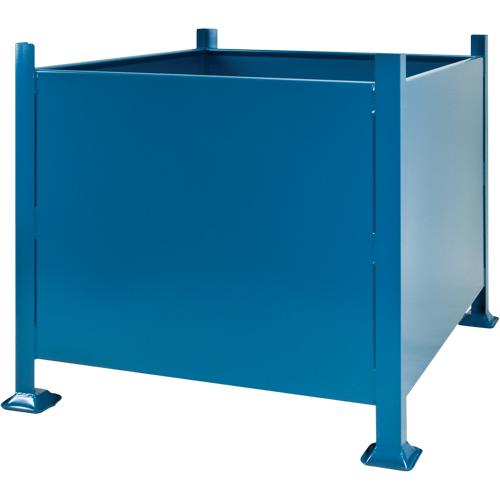Bulk Stacking Containers, 30" H x 34.5" W x 40.5" D, 3500 lbs. Capacity Cantin et fils