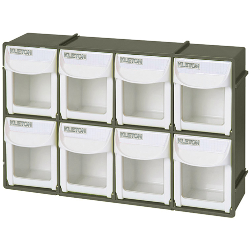Heavy-Duty Tilt Bin, 11-3/4" W x 2-3/4" D x 7-7/8" H, 8 Drawers Cantin et fils