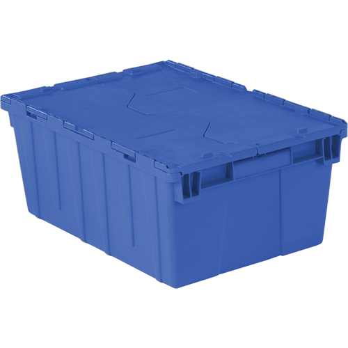 Contenants de distribution Flipak en plastique poly&eacute;thyl&egrave;ne (PE), 21,9" x 15,2" x 9,3", Bleu Cantin et fils