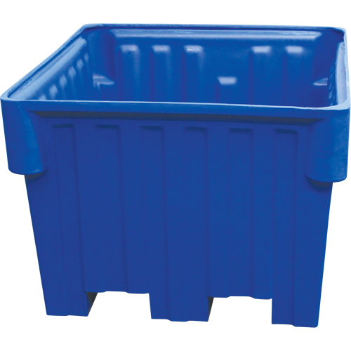 Bacs emboîtables pour chariot &eacute;l&eacute;vateur, 42" la x 48" p x 30" h, Bleu Cantin et fils