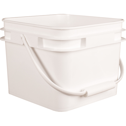 Seau carr&eacute;, Plastique, 2,1 gal. Cantin et fils