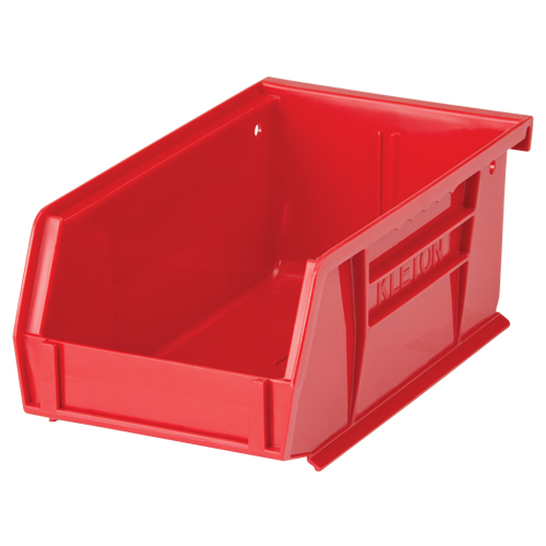 Bac empilable & &agrave; suspendre, 4-1/8" la, 3" h x 7-3/8" p, Rouge Cantin et fils