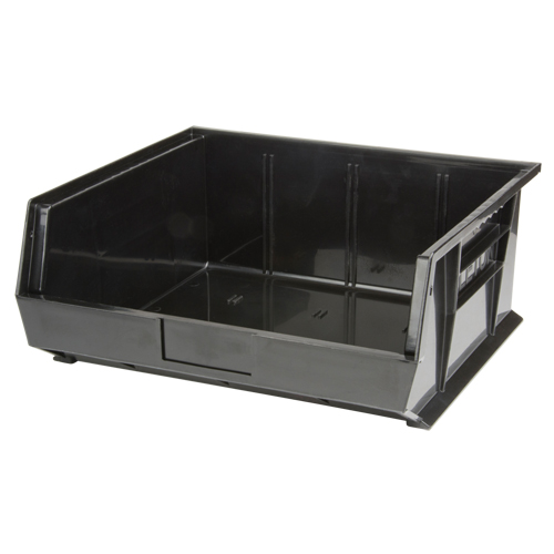 Stack & Hang Bin, 16-1/2" W x 7" H x 14-3/4" D, Black Cantin et fils