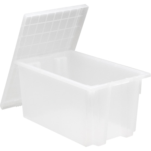 Contenant robuste Stack & Nest, 9" x 11" x 18", Transparent Cantin et fils