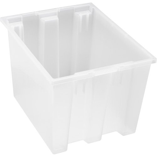 Contenant robuste Stack & Nest, 13" x 15,5" x 19,5", Transparent Cantin et fils
