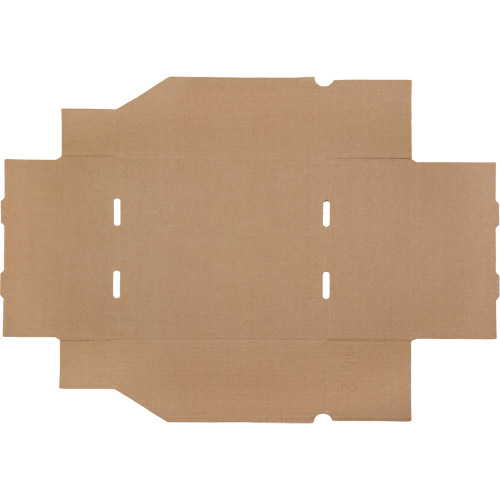Deep Corrugated Parts Bins, 9-3/4" W x 11-1/4" D x 4-1/2" H, Beige Cantin et fils