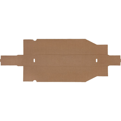 Deep Corrugated Parts Bins, 1-7/8" W x 17-1/8" D x 4-1/2" H, Beige Cantin et fils