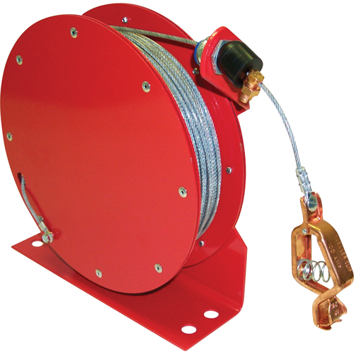 Retractable Grounding Wires, 100' Length, Heavy-Duty Cantin et fils