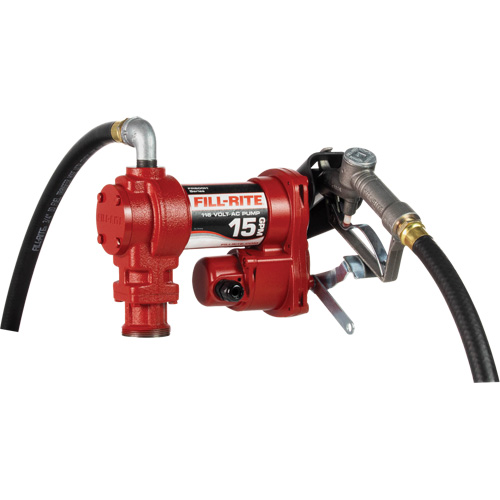 AC Utility Rotary Vane Pumps with Nozzle, 115 V, 15 GPM Cantin et fils