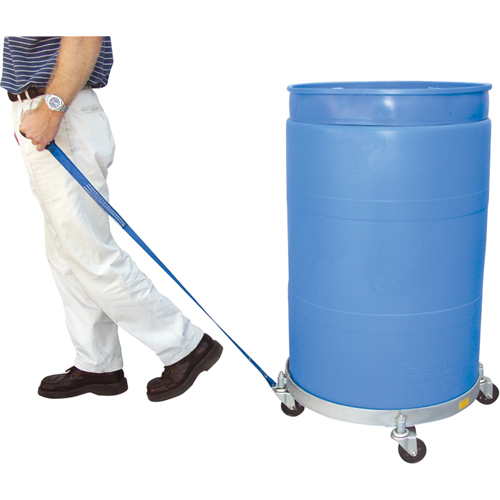 Multi-Tier Drum Dollies, Steel, 900 lbs. Capacity, 23-1/2" Diameter, Rubber Casters Cantin et fils