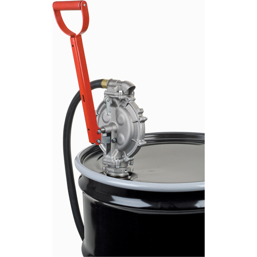 Pompe manuelle, Aluminium/Acier, 25,5 oz/course, Pour barils de 15-55 gal. Cantin et fils