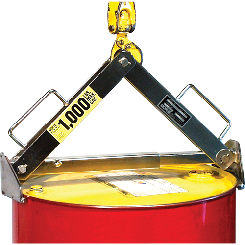 Leveur de baril, 30 - 85 gal. US (25 - 70 gal. imp.), Cap. 1000 lb/454 kg Cantin et fils