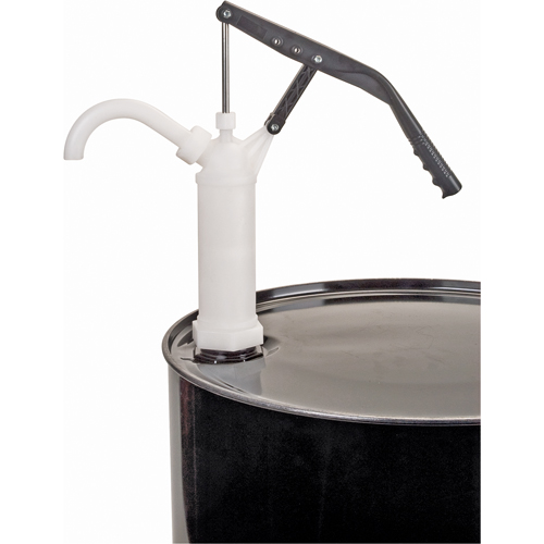 Pompe &agrave; baril de type levier, PTFE, 14 oz/course, Pour barils de 5-55 gal. Cantin et fils
