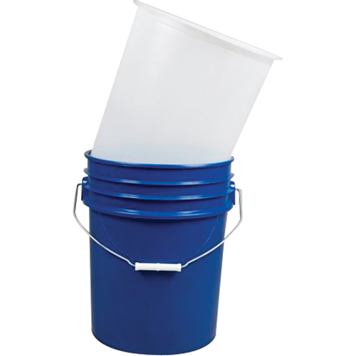 Doublures pour seaux en acier, 11-1/4" dia. x 12-1/4" h, 5 gal. US (4,16 gal. imp.) capacit&eacute; Cantin et fils