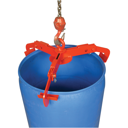 Leveurs de barils ouverts, 30 - 55 gal. US (25 - 45 gal. imp.), Cap. 1000 lb/454 kg Cantin et fils
