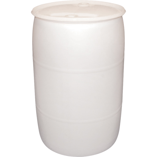 Polyethylene Drums, 30 US gal. (25 imp. Gal.), Closed Top, Natural Cantin et fils