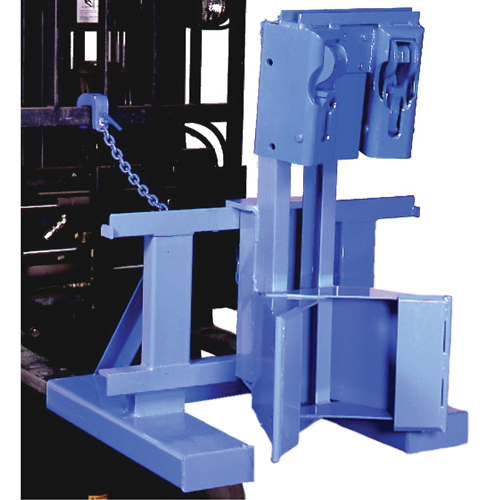 Manipulateur de barils MORSPEED 1500 pour chariot &eacute;l&eacute;vateur, Pour 55 gal. US (45 gal. imp.) Cantin et fils