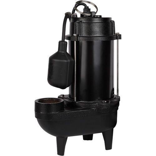 Pompe d'effluent en fonte, 4800 gal./h, 120 V, 7,8 A, 1/2 CV Cantin et fils