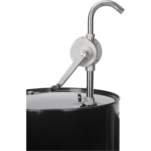 Pompe rotative pour baril, Acier inoxydable, Pour capacit&eacute; 55 gal., 12 oz/course Cantin et fils