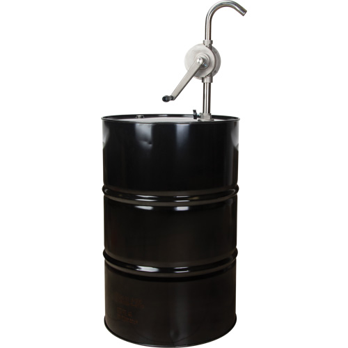 Pompe rotative pour baril, Acier inoxydable, Pour capacit&eacute; 55 gal., 12 oz/course Cantin et fils