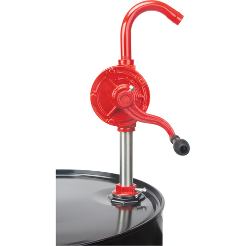 Rotary Type Drum Pump, Cast Iron/Steel, Fits 30-55 Gal., 8 oz./Stroke Cantin et fils