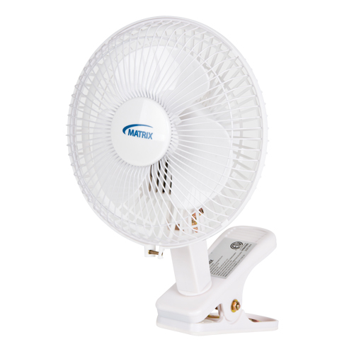 Ventilateur &agrave; pince & de bureau, Diam&egrave;tre 6", 2 vitesses Cantin et fils