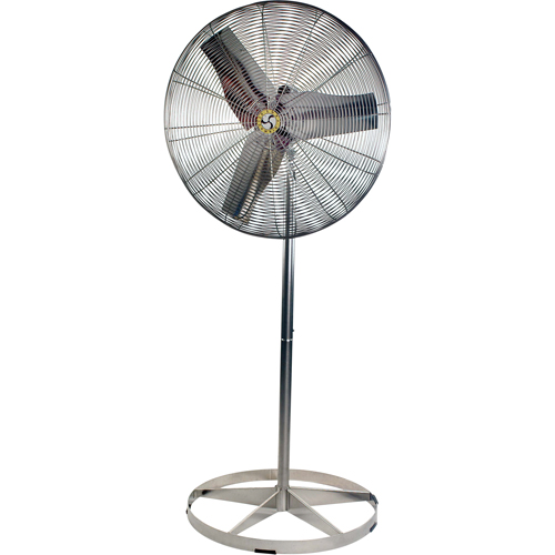 Ventilateurs &agrave; circulation d'air en acier inoxydable, lavables &agrave; grande eau pour service alimentaire, Industriel, 1 Vitesses, Diam&egrave;tre de 30" Cantin et fils