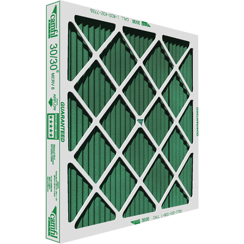 30/30&reg; High Capacity Panel Filter, Bag, MERV 8, 16" W x 1" D x 16" H Cantin et fils