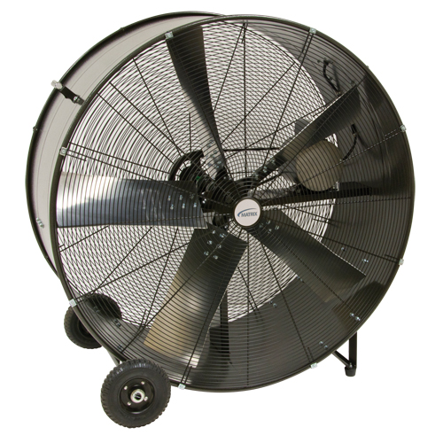 Heavy-Duty Fixed Belt Drive Drum Fan, Industrial, 2 Speed, 42" Diameter Cantin et fils