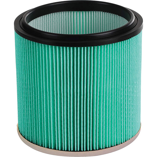 Filter for Wet & Dry Vacuums, Cartridge/Hepa, Fits 16 US gal. Cantin et fils