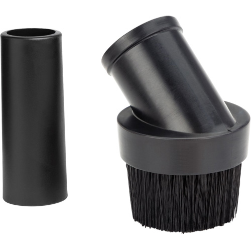 Brosse ronde 1-1/2" avec adaptateur 1-1/4" Cantin et fils