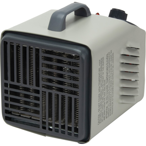 Personal Metal Shop Heater with Thermostat, Fan, Electric Cantin et fils