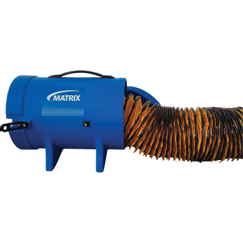8" Air Blower with 25' Ducting & Canister, 1/4 HP, 816 CFM Cantin et fils