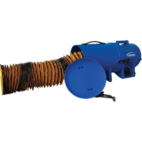 8" Air Blower with 25' Ducting & Canister, 1/4 HP, 816 CFM Cantin et fils