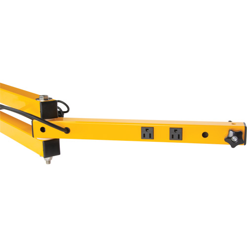 180 Double Locking Arm with 2 Receptacles Cantin et fils