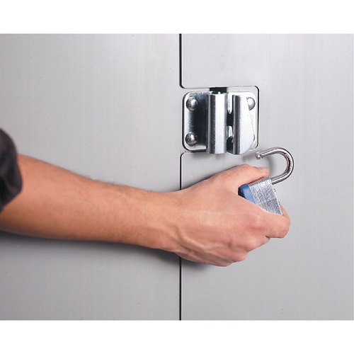 Armoires robustes &agrave; portes creuses, 38" la x 24" p x 72" h, 4 tablettes Cantin et fils