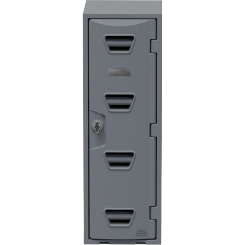Locker, 12" x 15" x 36", Grey, Assembled Cantin et fils