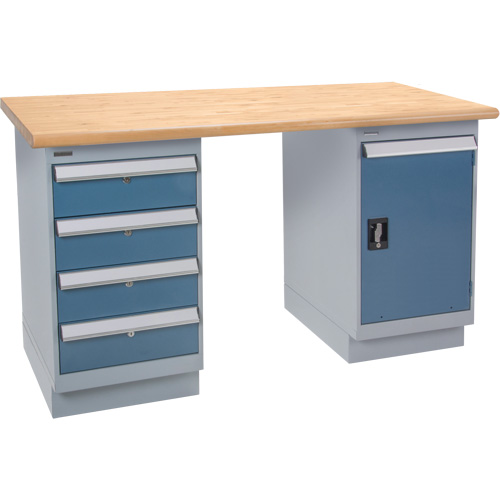 &eacute;tabli robuste, Porte & tiroirs, Cap 1500 lb, 72" la x 36" p, 34" h Cantin et fils