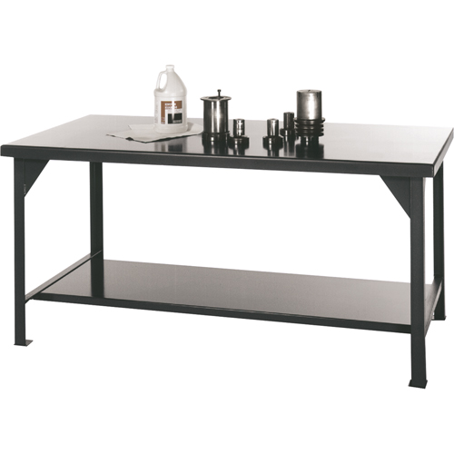 Shop Tables, Steel Surface, 48" W x 30" D x 34" H Cantin et fils