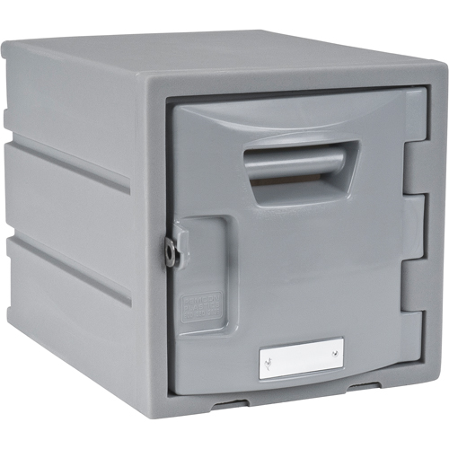 Locker, 12" x 15" x 12", Grey, Assembled Cantin et fils