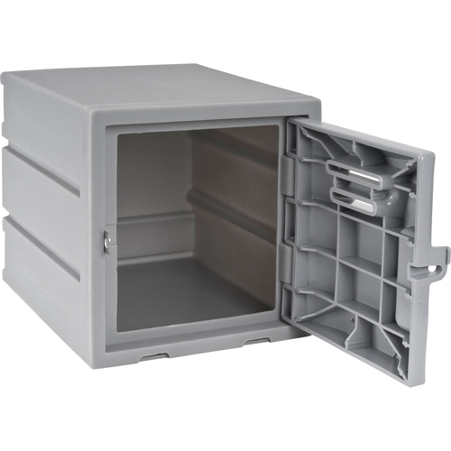 Locker, 12" x 15" x 12", Grey, Assembled Cantin et fils