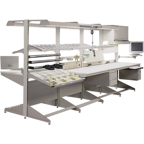 Modular Ergonomic Workstations - Steel Shelves Cantin et fils