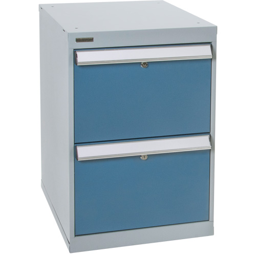Two-Drawer Pedestal Workbench, 18" W x 21" D x 28" H Cantin et fils