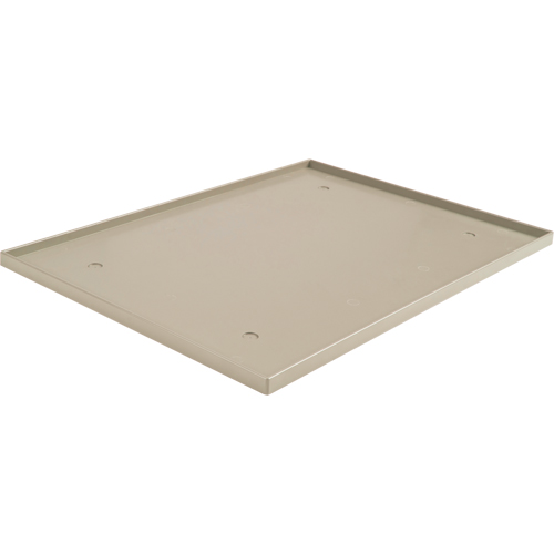 Fond de casier, Convient aux casiers 12" x 15", Beige, Plastique Cantin et fils
