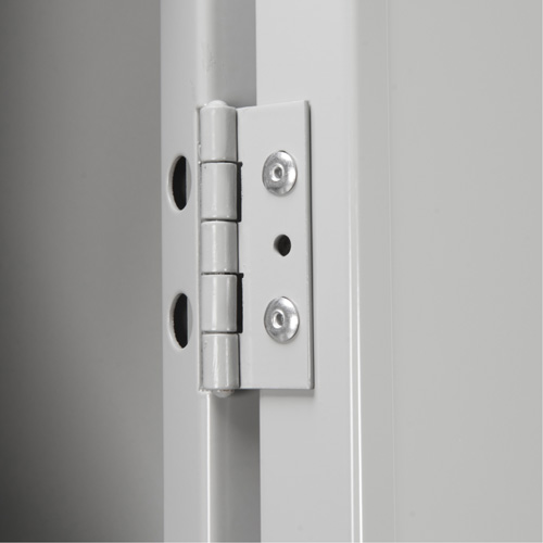 Clean Line Lockerette, 6 -tier, Bank of 4, 48" x 18" x 78", Steel, Beige, Rivet (Assembled) Cantin et fils