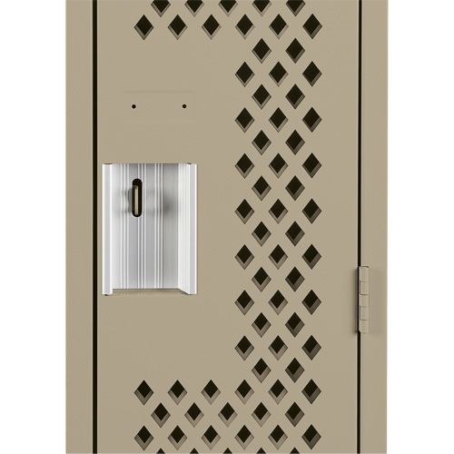 Casiers Clean Line, 12" x 12" x 72", Acier, Beige, Rivet (assembl&eacute;), Perfor&eacute; Cantin et fils