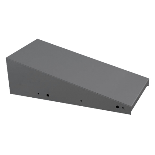 Clean Line Economy Lockers Slope Top, 1 Bank, 18" D x 12" W x 6" H, Steel Cantin et fils