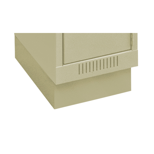 Clean Line Economy Lockers Recessed Base, 1 Banks, 4" H x 12" W x 18" D, Beige, Steel Cantin et fils