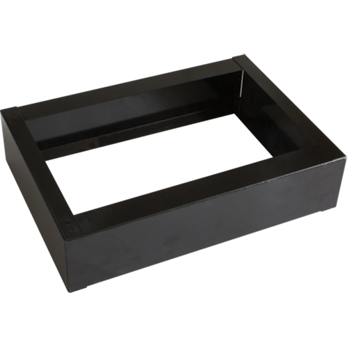 All-Welded Concorde - Heavy-Duty Lockers Recessed Base, 1 Banks, 4" H x 12" W x 17" D, Black, Steel Cantin et fils