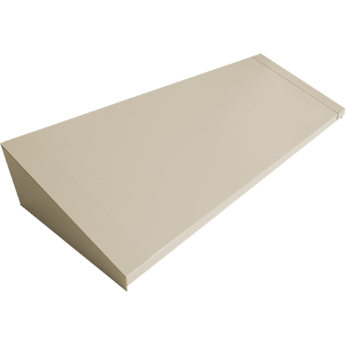 All-Welded Concorde - Heavy-Duty Lockers Sloping Top, 4 Bank, 18" D x 48" W x 6" H, Beige, Steel Cantin et fils
